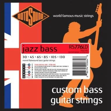 Rotosound RS776LD Basszusgitár húrkészlet, Monel, köszörült, 6 húr, 30 45 65 85 105 130