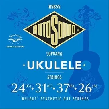 Rotosound RS85S Szoprán ukulele húrkészlet, szintetikus bélhúr, 24 31 37 26