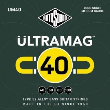 Rotosound Ultramag basové struny, slitina Type 52, 40 60 80 100