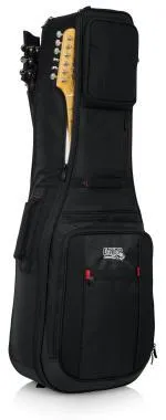 Gator G-PG ELEC 2X Pro-Go széria, két gitártáska gyapjú belsővel, eltávolítható pántokkal