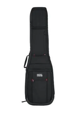 Gator G-PG BASS 2X Pro-Go széria, két basszusgitár táska gyapjú belsővel, eltávolítható pántokkal
