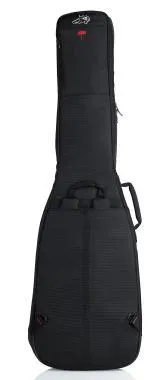 Gator G-PG BASS 2X Pro-Go széria, két basszusgitár táska gyapjú belsővel, eltávolítható pántokkal