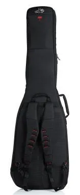 Gator G-PG BASS 2X Pro-Go széria, két basszusgitár táska gyapjú belsővel, eltávolítható pántokkal