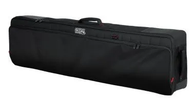 Gator G-PG-76SLIM Pro-Go széria, 76 billentyűs hangszerhez vékony táska, gyapjú belsővel, eltávolítható pántokka
