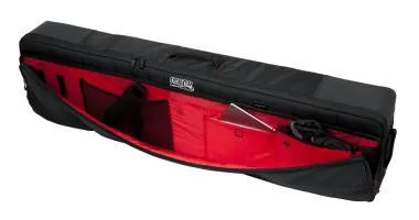 Gator G-PG-76SLIM Pro-Go széria, 76 billentyűs hangszerhez vékony táska, gyapjú belsővel, eltávolítható pántokka