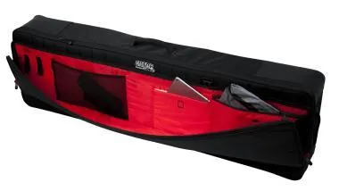 Gator G-PG-88SLIM Pro-Go széria, 88 billentyűs hangszerhez vékony táska, gyapjú belsővel, eltávolítható pántokka