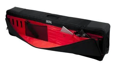 Gator G-PG-88SLIMXL Pro-Go széria, 88 billentyűs hangszerhez vékony táska, gyapjú belsővel, eltávolítható pántokka