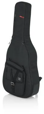 Gator GT-JUMBO-BLK Transit puhatok jumbo akusztikus gitárhoz, merev belső kialakítás, 20 mm vastag bélés, fekete