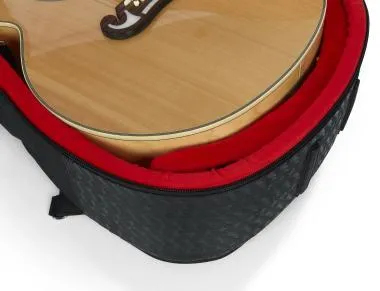 Gator GT-JUMBO-BLK Transit puhatok jumbo akusztikus gitárhoz, merev belső kialakítás, 20 mm vastag bélés, fekete