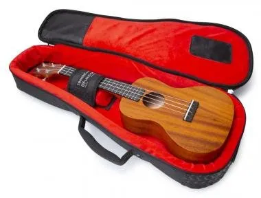 Gator GT-UKE-CON-BLK Transit fekete puhatok koncert ukuleléhez, 20 mm-es béléssel