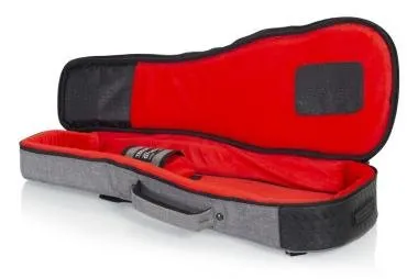 Gator GT-UKE-CON-GRY Transit szürke puhatok koncert ukuleléhez, 20 mm-es béléssel