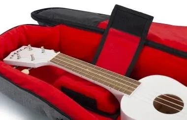 Gator GT-UKE-SOP-GRY Transit szürke puhatok szoprán ukuleléhez, 20 mm-es béléssel