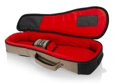 Gator GT-UKE-SOP-TAN Transit homokszínü puhatok szoprán ukuleléhez, 20 mm-es béléssel