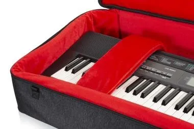 Gator GTK61-BLK Transit keyboard puhatok, extra védelemmel, 61 billentyűs hangszerhez