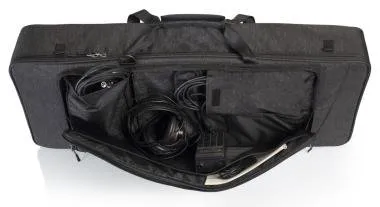 Gator GTK61SL-BLK Transit keyboard puhatok, extra védelemmel, 61 billentyűs keskenyebb kialakítású h