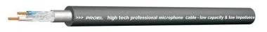 PROEL HPC250 Mikrofonkábel(2 x 0,22 mm2), magas minőség, fekete, PVC Ø 6,50 mm (100m-es bund)