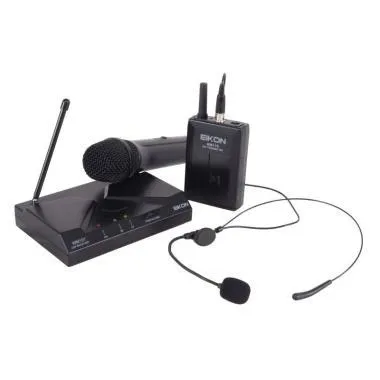 Proel WM101KITV2 vezeték nélküli mikrofon rendszer UHF 863-865 MHz, zsebadóval és fejmikrofonnal