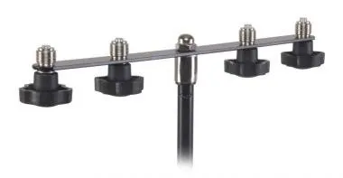 PROEL APM74 Fém mikrofon adapter 4 mikrofonhoz T-bar
