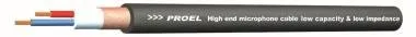 PROEL HPC290BK Mikrofonkábel(2 x 0,50 mm2), magas minőség, fekete, PVC Ø 7 mm (100m-es bund)