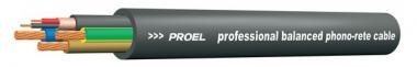 Proel hybridní kabel, 2x0,34mm signál, 3x2,5mm silnoproud
