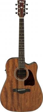 Ibanez Dreadnought elektroakustická kytara, výřez, přírodní barva, vestavěná elektronika