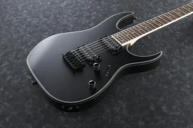 Ibanez RG421EX-BKF típusú, 6 húros elektromos gitár fekete színben