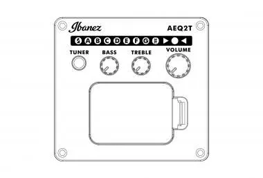 Ibanez PC típusú elektroakusztikus gitár, fekete. Beépített elektronika, hangológép