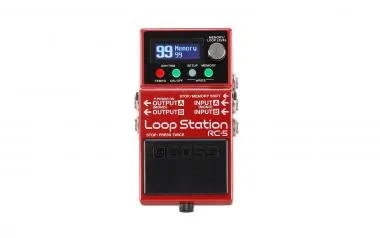 BOSS RC-5 Loop Station Prémium hangminőségű pedál, effektekkel