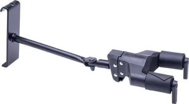 Hercules GSP40HB PLUS Gitártartó, rácsos transzparensfalra szerelhető, fém, hosszú szárú, módosított AGS