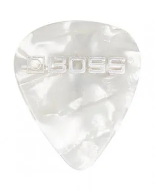BOSS BPK-WM celluloid pengető medium white pearl - fehér