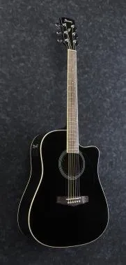 Ibanez PF15ECE-BK western gitár fekete