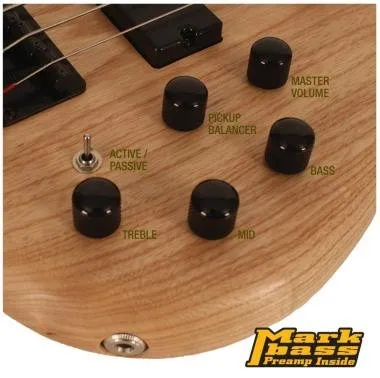 Cort ActionDLX-AS-OPN el.basszusgitár, Aktív, natúr