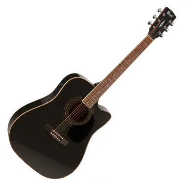 Cort Co-AD880CE-BK akusztikus gitár elektronikával, fekete
