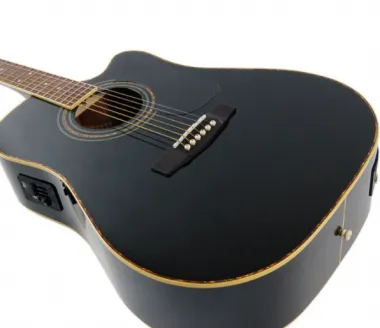 Cort Co-AD880CE-BK akusztikus gitár elektronikával, fekete