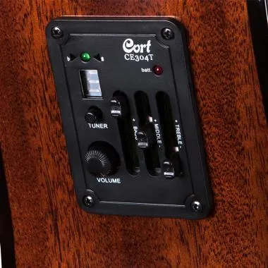 Cort Co-AD810E-OP akusztikus gitár elektronikával, matt natúr