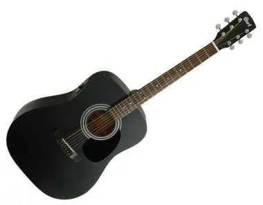 Cort AD810E-BKS akusztikus gitár elektronikával, matt fekete