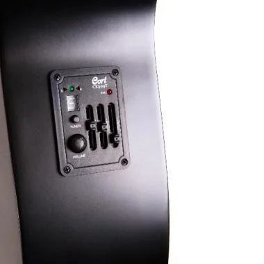 Cort Co-AF510E-BKS akusztikus folkgitár EQ-val, fekete szatén