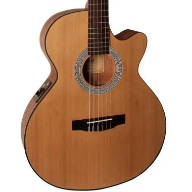 Cort Co-CEC-1-OP klasszikus gitár elektronikával, matt natúr