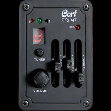 Cort Co-CEC-1-OP klasszikus gitár elektronikával, matt natúr
