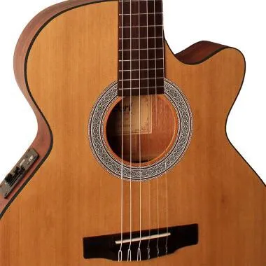 Cort Co-CEC-1-OP klasszikus gitár elektronikával, matt natúr