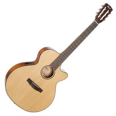 Cort Co-CEC-3-NS klasszikus gitár elektronikával, matt natúr