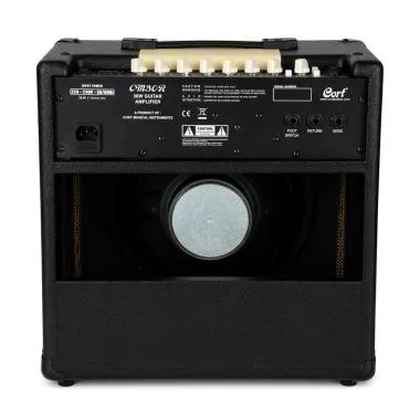 Cort Co-CM30R-BK gitárerősítő zengetővel, 30 Watt, Bluetooth, fekete