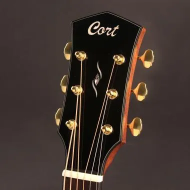 Cort Co-Gold-A6 with case akusztikus gitár, All solid