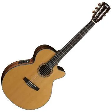 Cort Co-CEC-7-NAT klasszikus gitár elektronikával, natúr