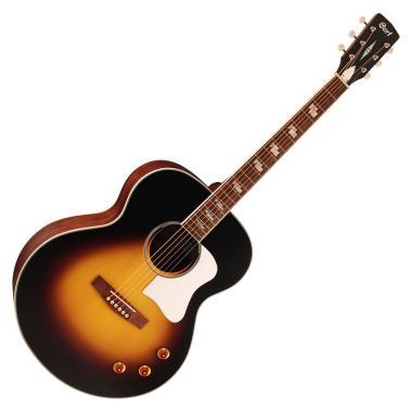 Cort akustická kytara, vintage sunburst, s elektronikou