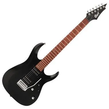 Cort Co-X100-OPBK elektromos gitár, fekete