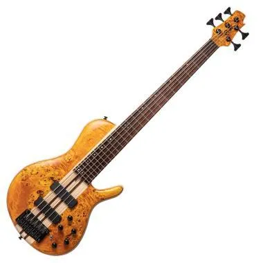 Cort Co-A5Plus-SC-AOP with case el.basszusgitár, borostyán natúr