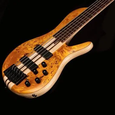 Cort Co-A5Plus-SC-AOP with case el.basszusgitár, borostyán natúr