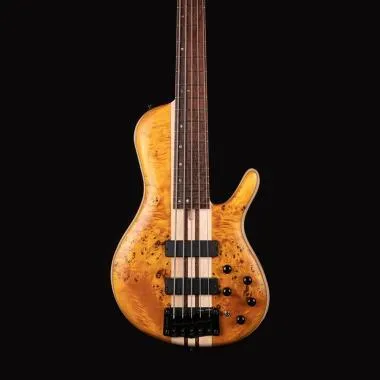 Cort Co-A5Plus-SC-AOP with case el.basszusgitár, borostyán natúr