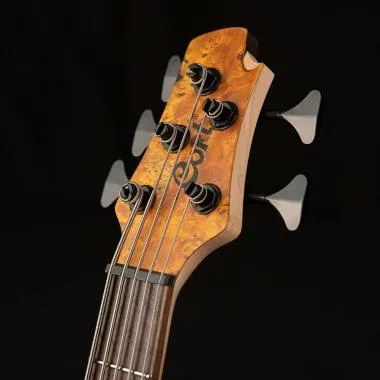 Cort Co-A5Plus-SC-AOP with case el.basszusgitár, borostyán natúr
